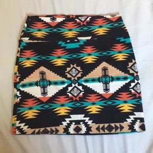 Aztec Tribal Skirt